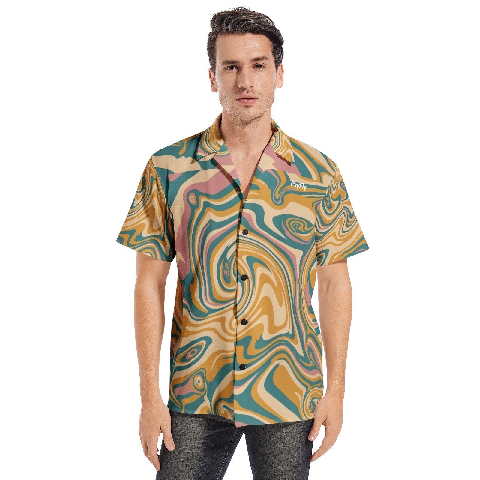 Camisa Groovy Swirl