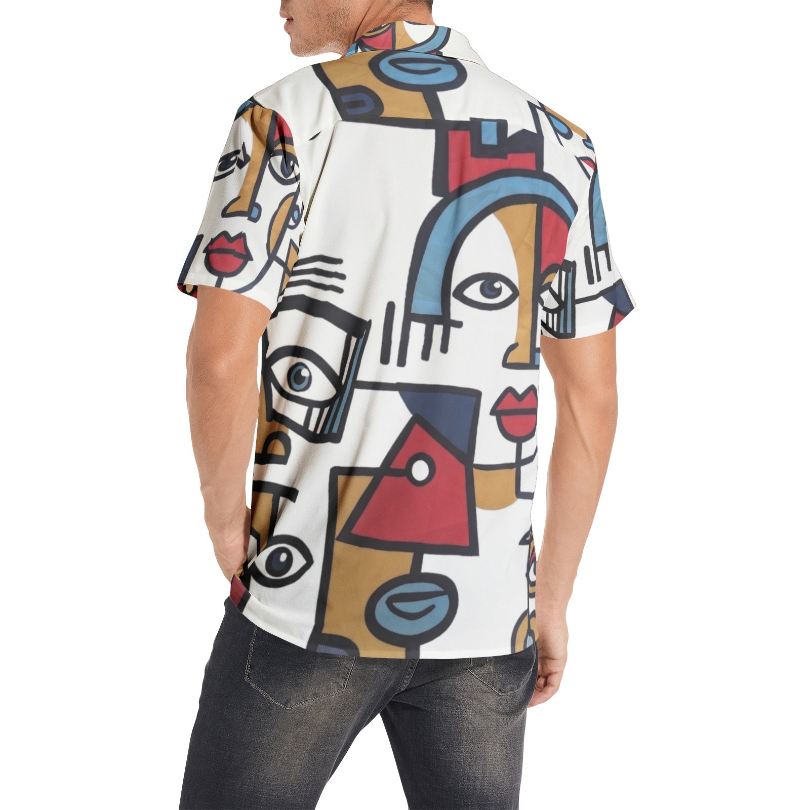 CAMISA PSICODÉLICA CARAS