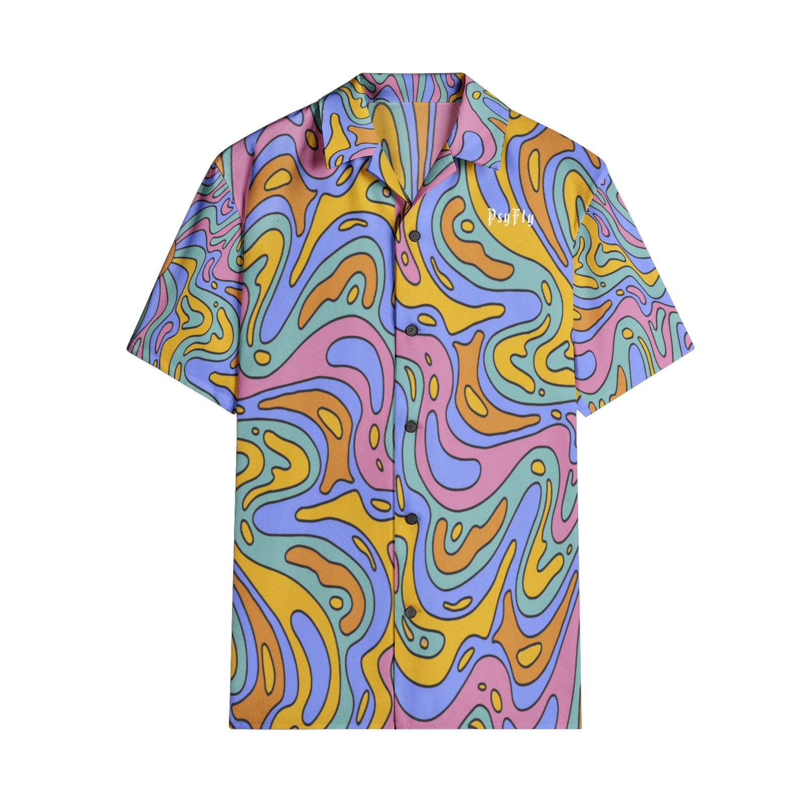 CAMISA ROW PSICODELICA PARA FESTIVAL DE VERANO
