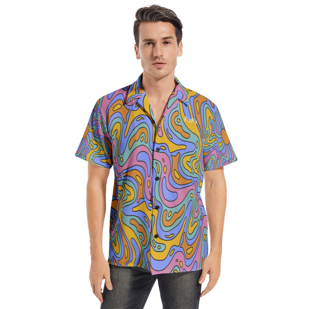 CAMISA ROW PSICODELICA PARA FESTIVAL DE VERANO